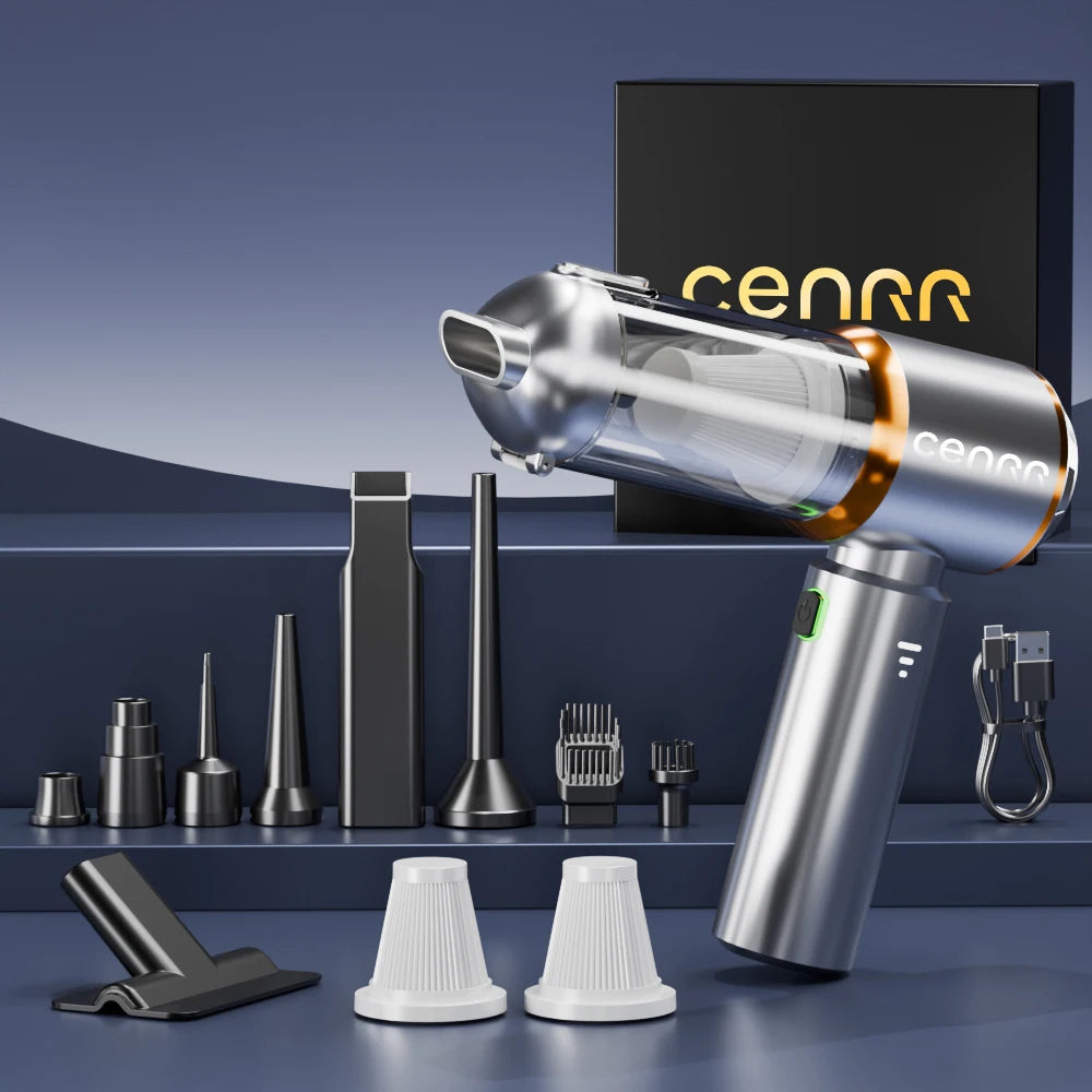 CENRR 2025 NEW Car Vacuum Cleaner Mini Powerful 998000PA Portable Vacuum Cleaner for Home Appliance Handheld Blower Car Cleaner