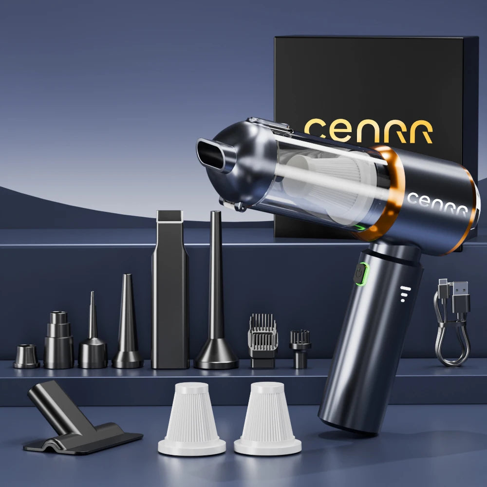 CENRR 2025 NEW Car Vacuum Cleaner Mini Powerful 998000PA Portable Vacuum Cleaner for Home Appliance Handheld Blower Car Cleaner