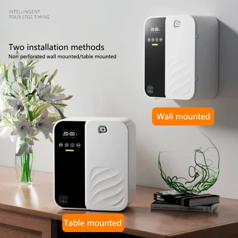 1000m³ Aroma Diffuser Machine Wall Mounted Waterless Diffuser Bluetooth Essential Oil Diffuser Electric Smell for Home