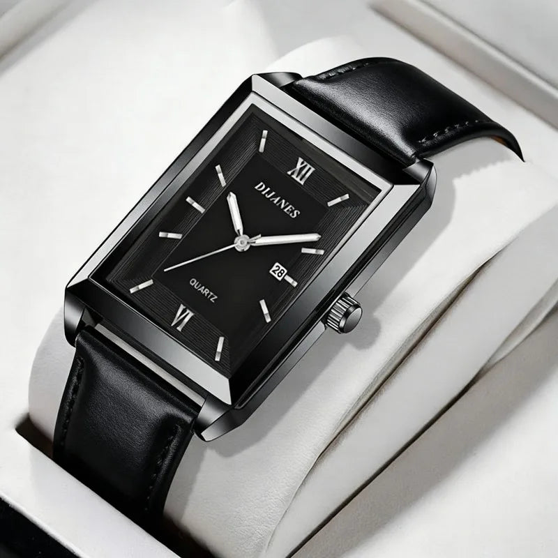 Top Brand Men Watches Fashion Simple Leather Band Analog Quartz Wrist Watches Casual Business Male Clock Gift reloj de hombre
