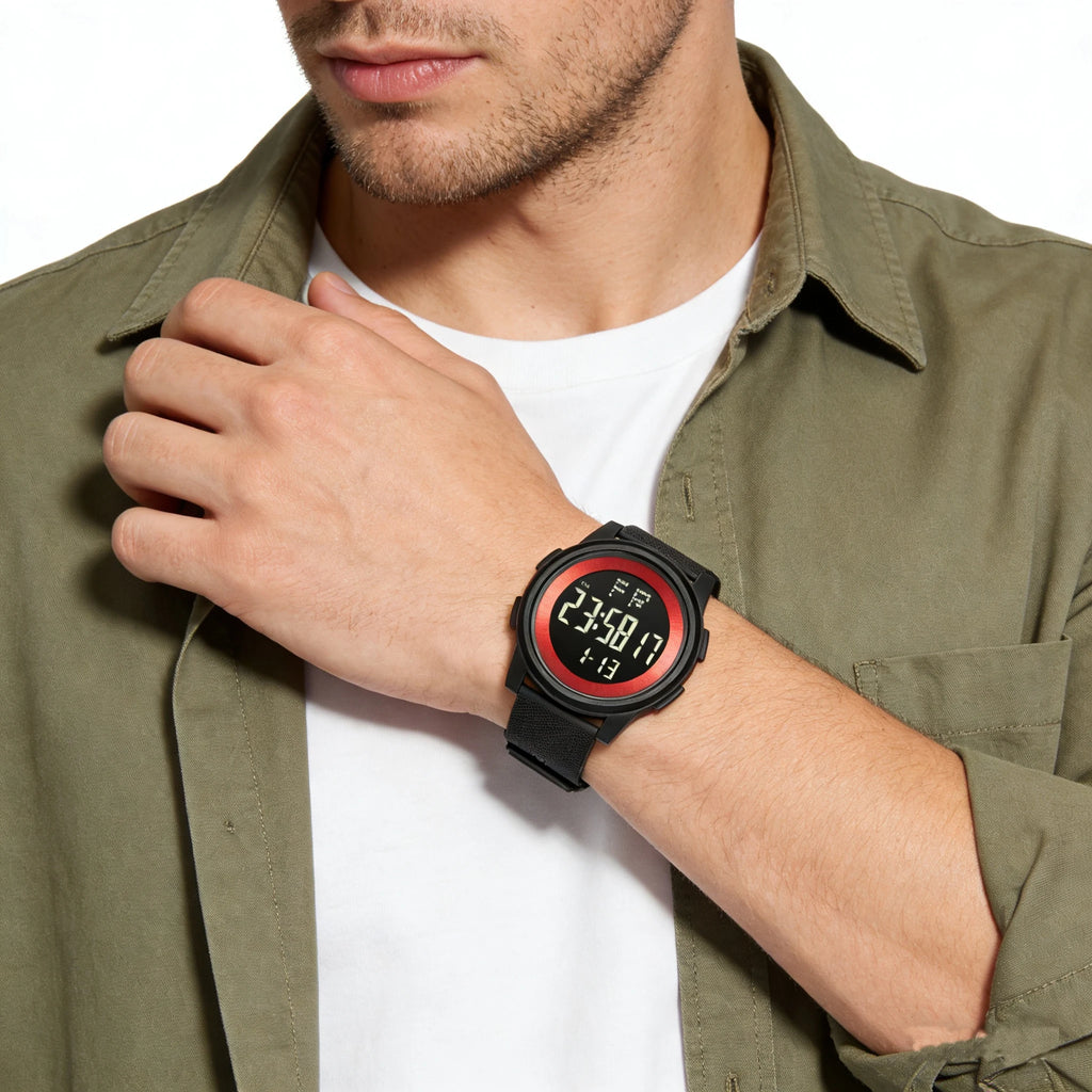 New Model of Electronic Sports Watch for Men and Women, Trendy and Fashionable, with Luminous Display, Multi-Functional, Suitable for Casual Outdoor Activities and Campus Use, for Middle and High School Students, Available in