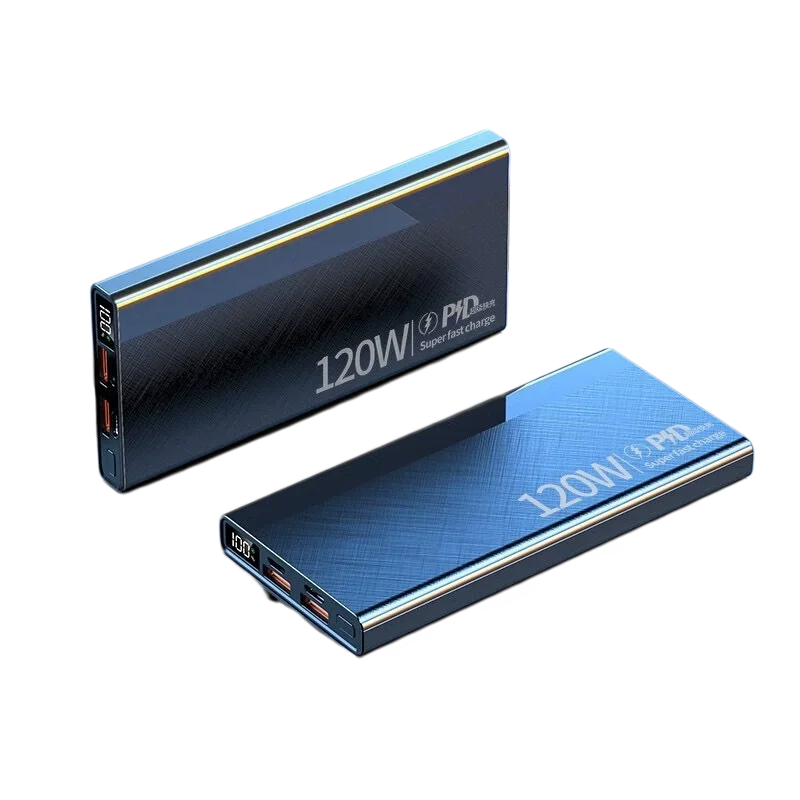 20W Super Fast Charging 500000mAh Power Bank  Large Capacity PD Digital Display Portable External Battery 20000mAh 57000mAh